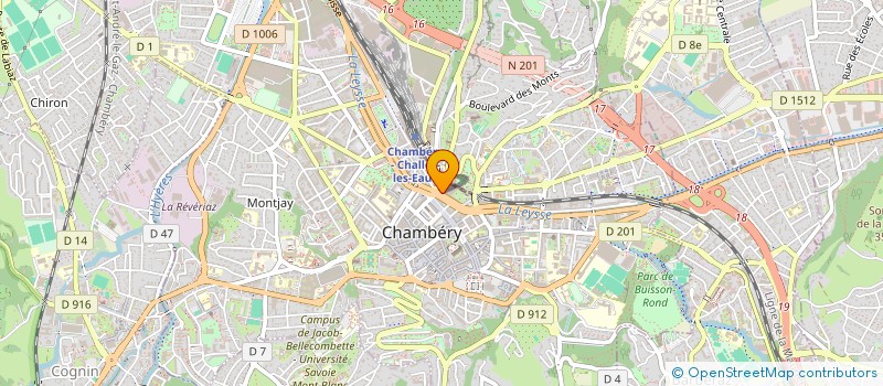 localisation de l'entreprise LA LOZIERE  CHAMBERY