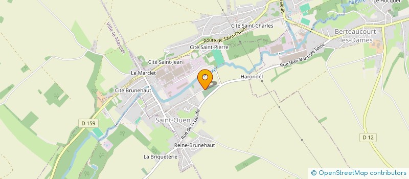 localisation de l'entreprise LA LUCACROIX  SAINT-OUEN