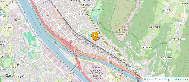 localisation de l'entreprise LA LUCANE  EYBENS