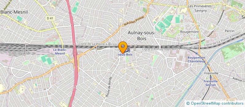 localisation de l'entreprise LA LUCANIA  AULNAY-SOUS-BOIS