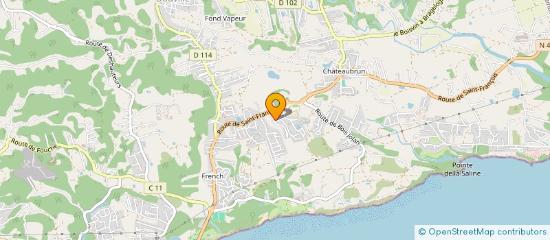 localisation de l'entreprise LA LUCARNE  SAINTE-ANNE