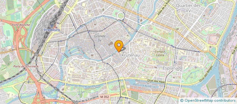 localisation de l'entreprise LA LUCARNE à STRASBOURG