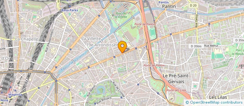 localisation de l'entreprise LA LUCARNE D'ARIANE  PARIS