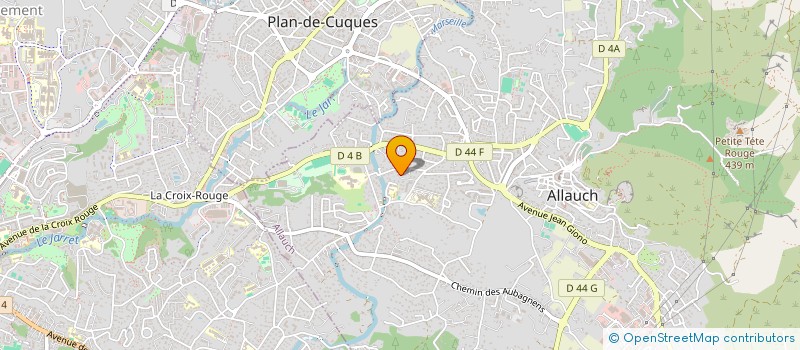 localisation de l'entreprise LA LUCETTE à ALLAUCH