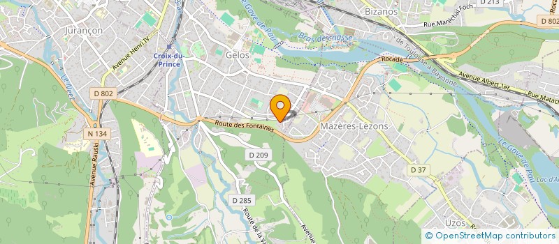 localisation de l'entreprise LA LUCIOLE à GELOS