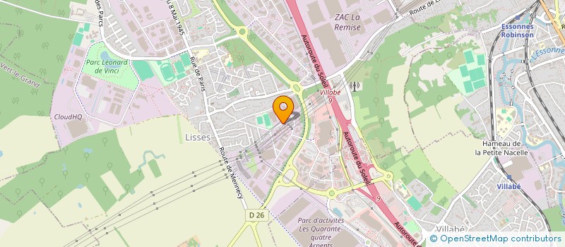 localisation de l'entreprise LA LUCIOLE  LISSES