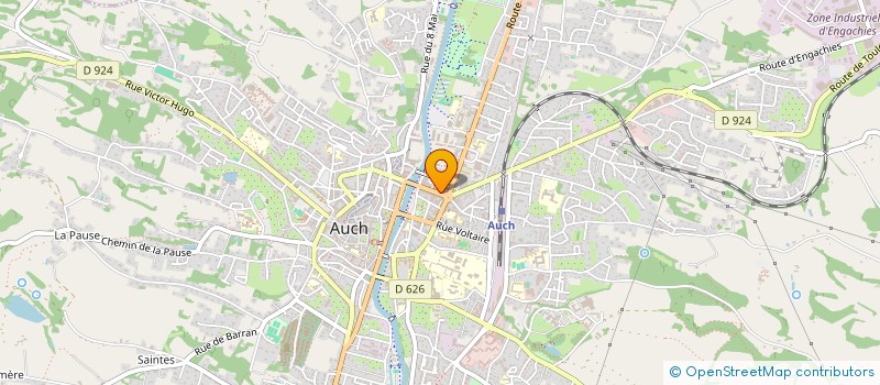 localisation de l'entreprise LA LUCIOLE à AUCH