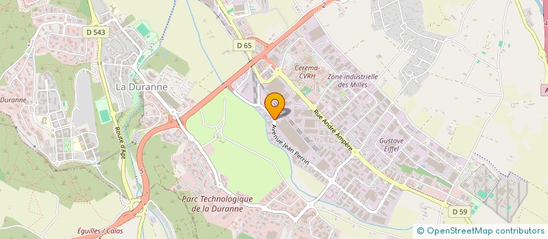 localisation de l'entreprise LA LUCIOLE à AIX-EN-PROVENCE