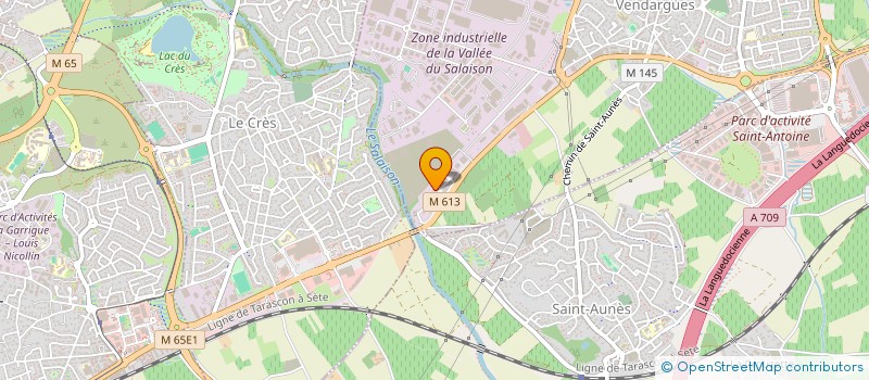 localisation de l'entreprise LA LUCIOLE à VENDARGUES
