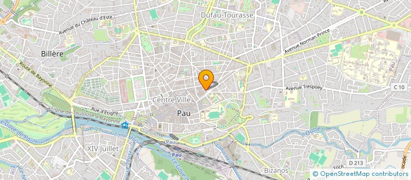 localisation de l'entreprise LA LUCIOLE à PAU