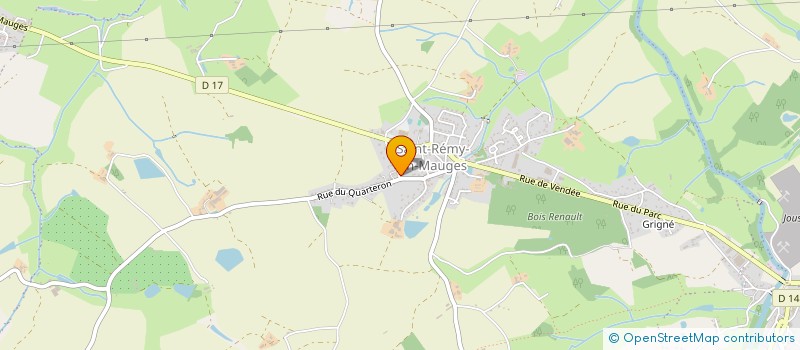 localisation de l'entreprise LA LUCIOLE à MONTREVAULT-SUR-EVRE