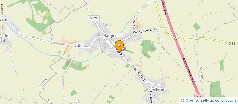 localisation de l'entreprise LA LUCIOLE  FAVIERES