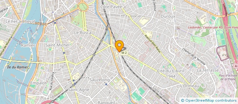 localisation de l'entreprise LA LUCIOLE à TOULOUSE