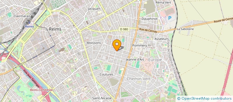 localisation de l'entreprise LA LUCIOLE  REIMS