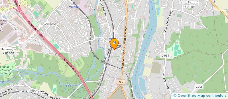 localisation de l'entreprise LA LUDODINE  LE COUDRAY-MONTCEAUX