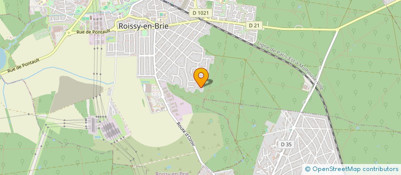 localisation de l'entreprise LA LUDOTHEQUE DE ROISSY EN BRIE  ROISSY-EN-BRIE