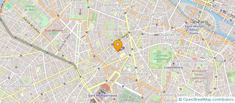 localisation de l'entreprise LA LUEUR DE L'AUBE  PARIS
