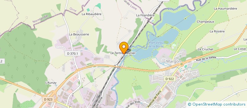 localisation de l'entreprise LA LUISANTE à NOGENT-LE-ROTROU