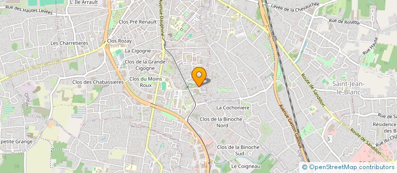 localisation de l'entreprise LA LUMEE  ORLEANS