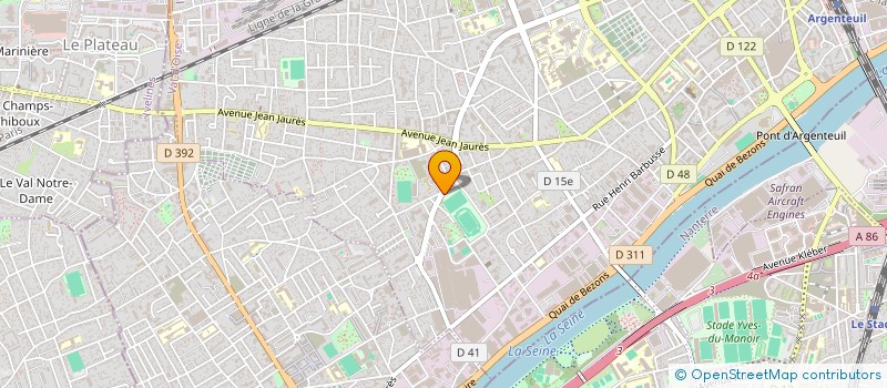 localisation de l'entreprise LA LUMIERE  ARGENTEUIL