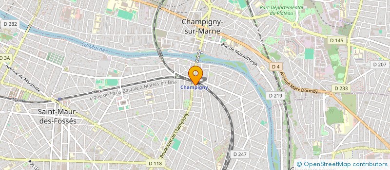 localisation de l'entreprise LA LUMIERE à SAINT-MAUR-DES-FOSSES