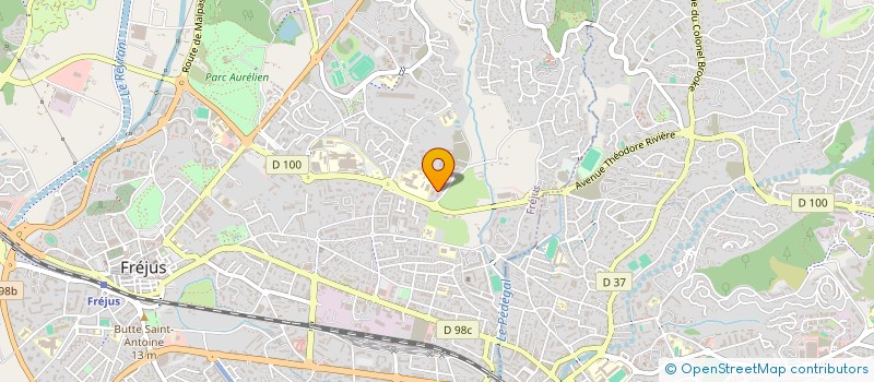 localisation de l'entreprise LA LUMIERE DE GAIA à FREJUS