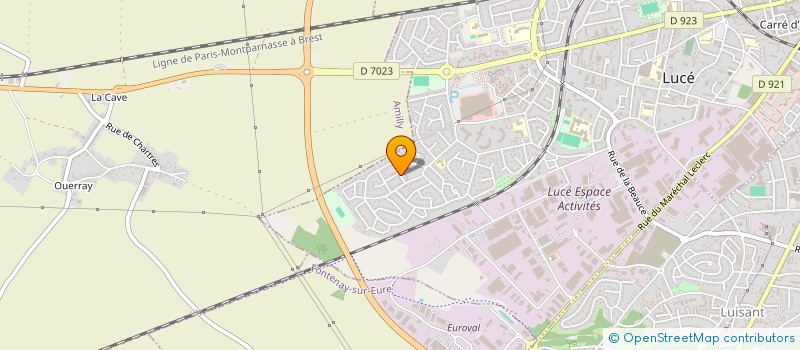localisation de l'entreprise LA LUMIERE DE L'ESPOIR à LUCE