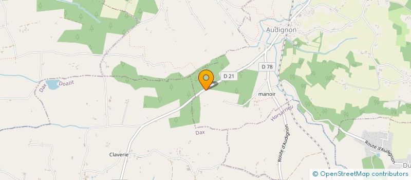 localisation de l'entreprise LA LUMIERE DE RAPHAEL  AUDIGNON