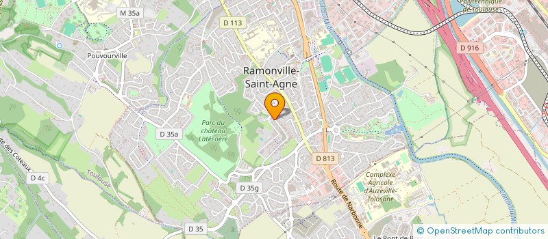 localisation de l'entreprise LA LUMIERE ROUGE à RAMONVILLE-SAINT-AGNE