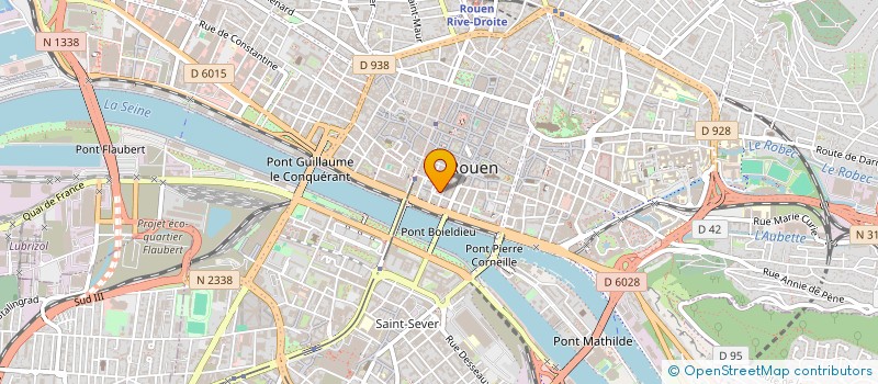 localisation de l'entreprise LA LUNA à ROUEN