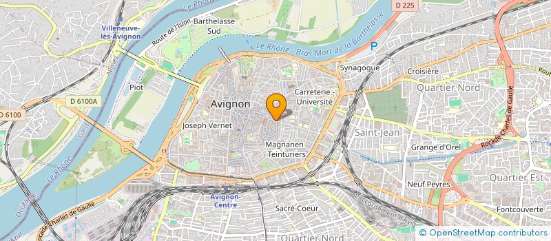 localisation de l'entreprise LA LUNA  AVIGNON