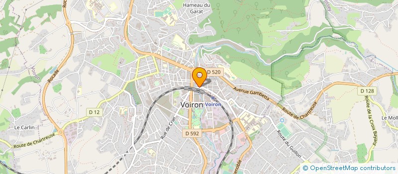 localisation de l'entreprise LA LUNA à VOIRON