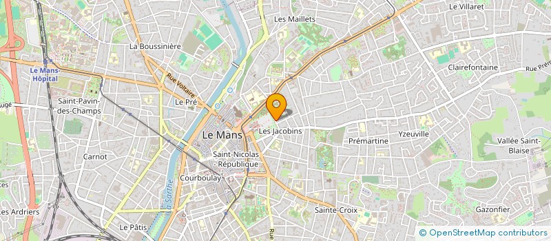 localisation de l'entreprise LA LUNA  LE MANS