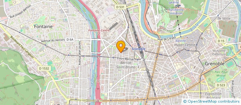 localisation de l'entreprise LA LUNE  GRENOBLE