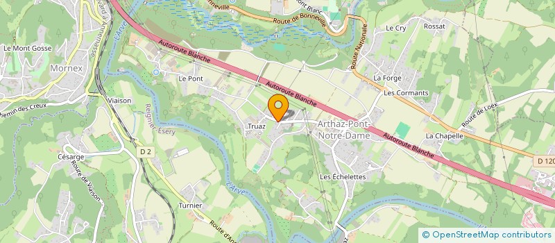 localisation de l'entreprise LA LUNE  ARTHAZ-PONT-NOTRE-DAME