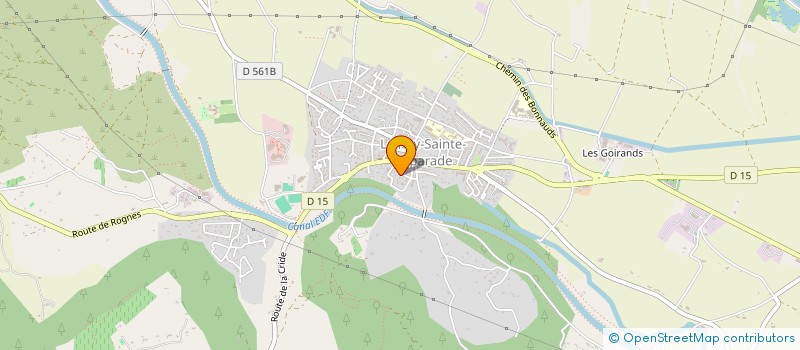 localisation de l'entreprise LA LUNE  LE PUY-SAINTE-REPARADE