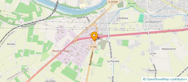 localisation de l'entreprise LA LUNE  CHATUZANGE-LE-GOUBET