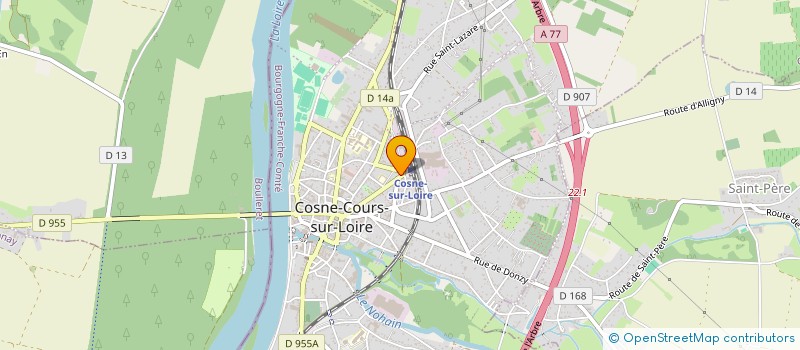 localisation de l'entreprise LA LUNE  COSNE-COURS-SUR-LOIRE