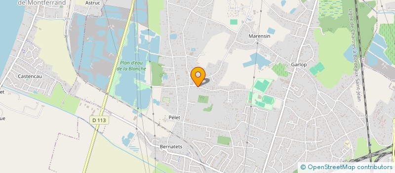 localisation de l'entreprise LA LUNE DANS L'OEIL  AMBARES-ET-LAGRAVE