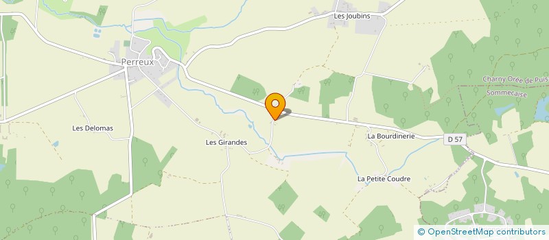 localisation de l'entreprise LA LUNE ET L'OCEAN à CHARNY OREE DE PUISAYE