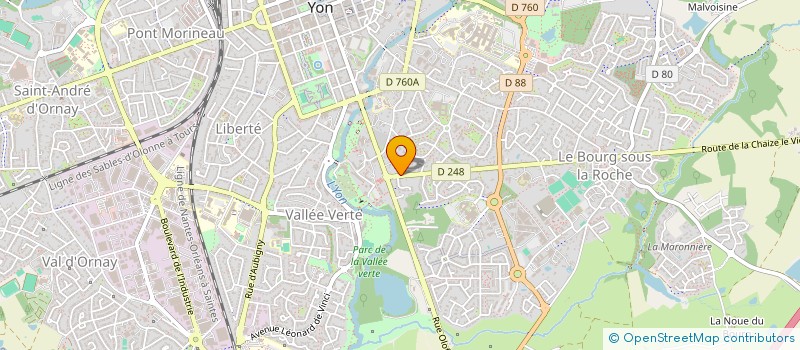 localisation de l'entreprise LA LUNE RECORD à LA ROCHE-SUR-YON