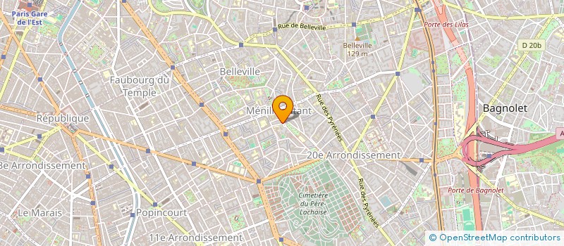 localisation de l'entreprise LA LUNE ROUGE PRODUCTIONS  PARIS