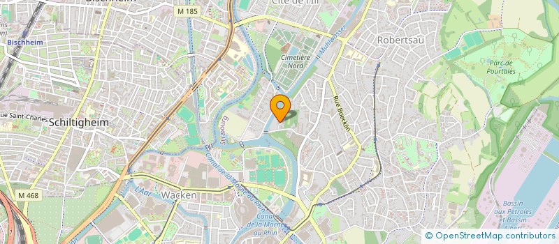 localisation de l'entreprise LA LUNETTE à STRASBOURG