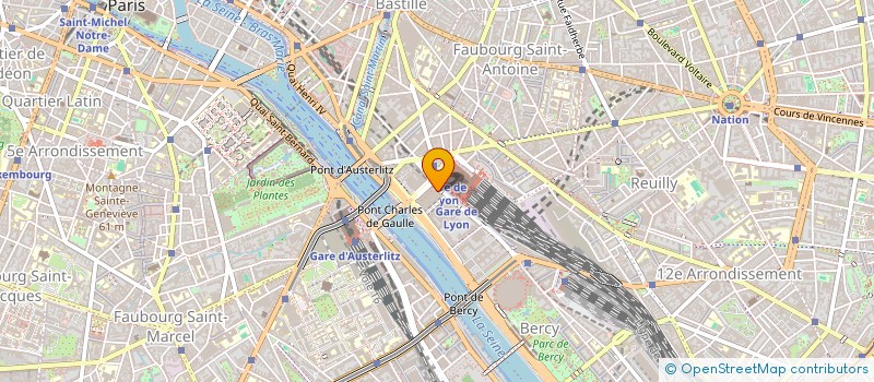 localisation de l'entreprise LA LUNETTERIE à PARIS