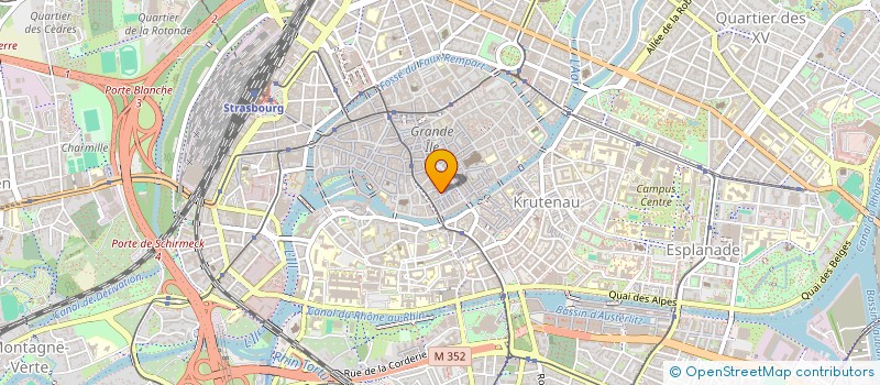 localisation de l'entreprise LA LUNETTERIE à STRASBOURG