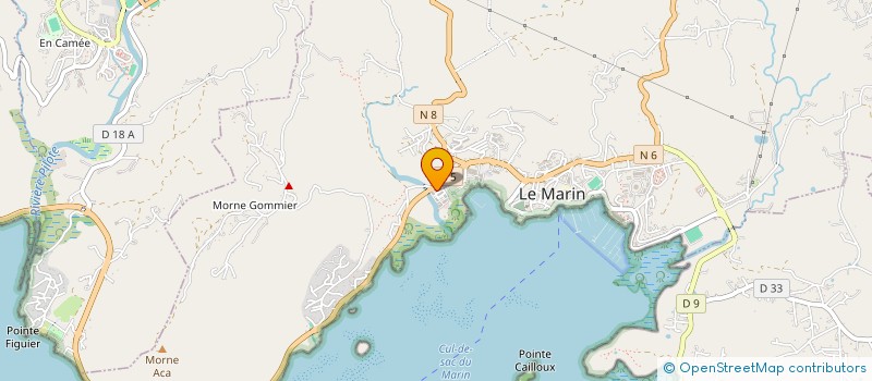 localisation de l'entreprise LA LUNETTERIE MARTINIQUE à LE MARIN