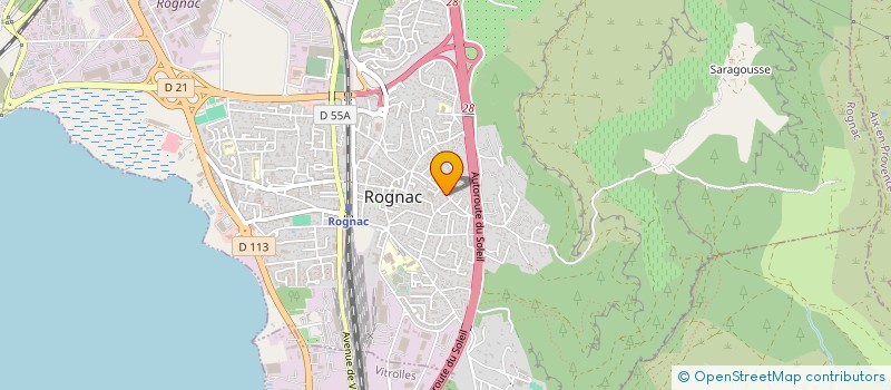 localisation de l'entreprise LA LUPAUD  ROGNAC