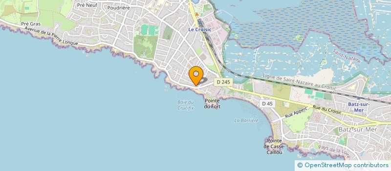 localisation de l'entreprise LA LURONNE  LE CROISIC