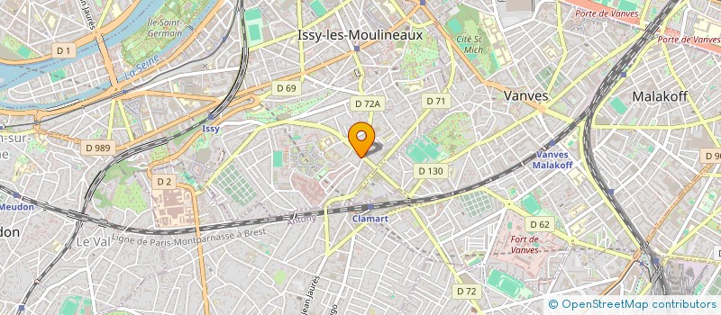 localisation de l'entreprise LA LUSCINIOLE à ISSY-LES-MOULINEAUX