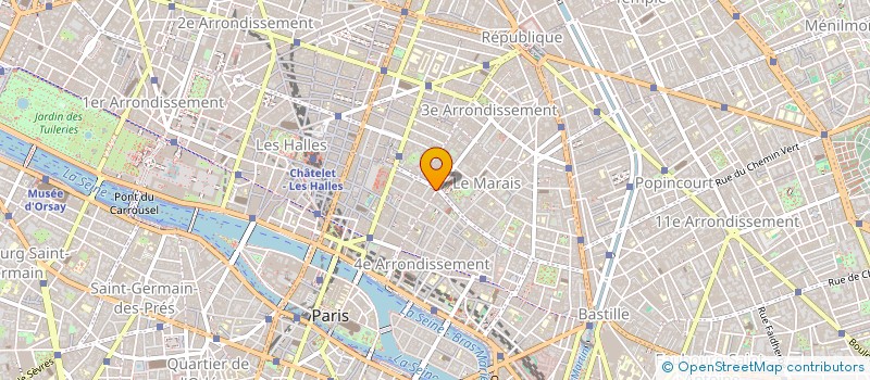 localisation de l'entreprise LA LUTECIENNE D'OPTIQUE à PARIS